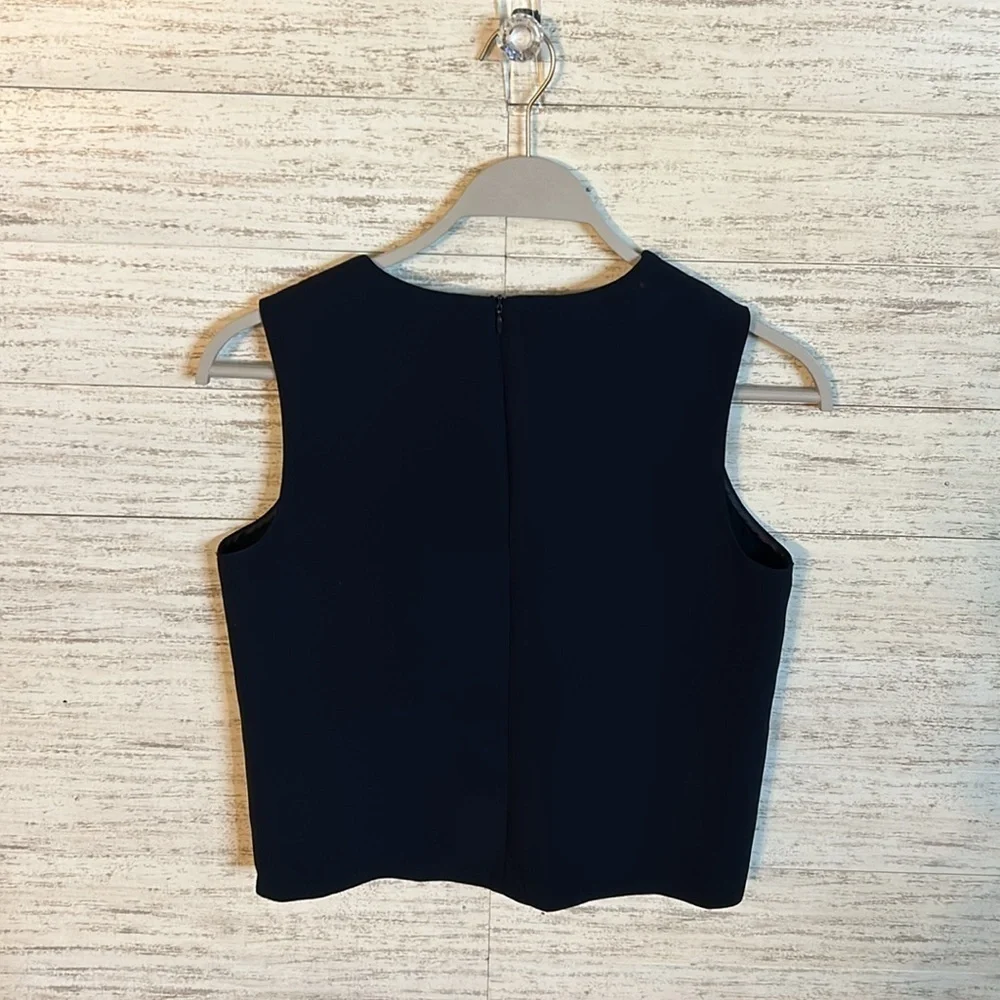 Carmen Marc Valvo Blouse l SIZE S - Picture 2 of 6